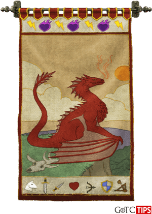 House Targaryen Banier Gameof Thrones — Game of Thrones seisoen 8 Muurpapier