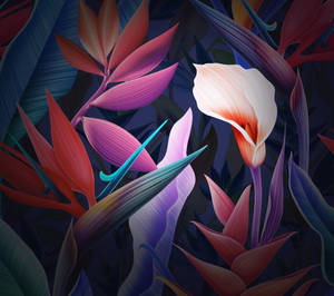 Huawei Mate 10 Pro blom muurpapier — Huawei Muurpapier