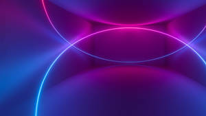 Huawei Mate 20 neon-tonnel-agtergrond — Huawei Muurpapier