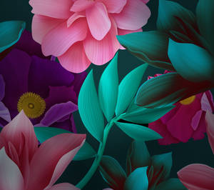 Huawei Natuur Blomme muurpapier — Huawei Muurpapier