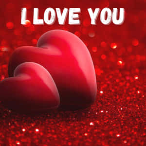 Liefdeprente — Ek is lief vir jou Muurpapier