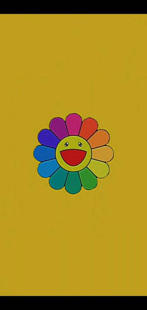 Indie Kind Estetika Glimlaggende Blom — Indie kind estetiek Muurpapier