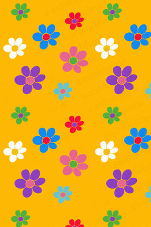 Indie Kind Estetiek Klein Kleurvolle Blomme