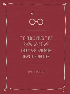 Inspirerende Harry Potter-aanhalings-agtergrond — Kindle Muurpapier