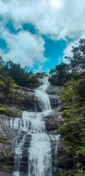 Instagram Storie Cheeyappara Waterval — Waterval Muurpapier