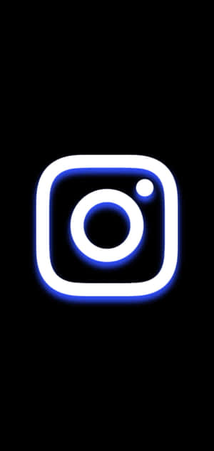 Instagram Swart Agtergrond — iPhone 12 Muurpapier