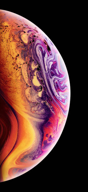 iPhone 12 Planeet-agtergrond
