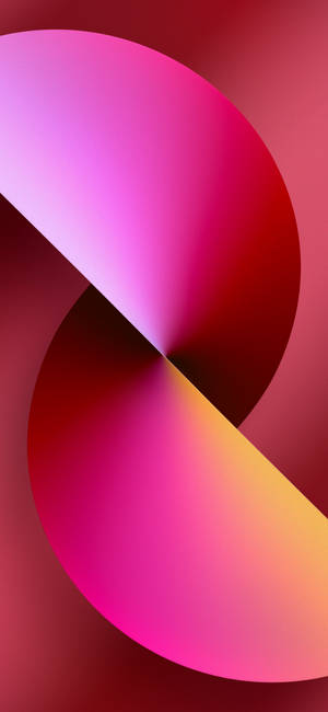 iPhone 13 ligrooi sirkel agtergrond — iPhone 16 Pro Max Muurpapier