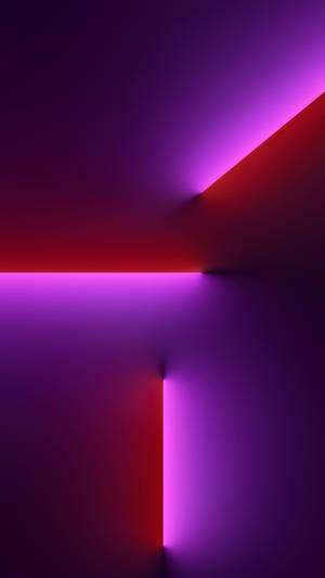 iPhone 13 Pro Max neonligte agtergrond — Neon iPhone Muurpapier