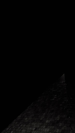 iPhone 13 swart piramide-agtergrond — iPhone 13 Muurpapier