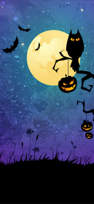 Iphone Halloween Agtergrond — Vivo T4 Lite Muurpapier