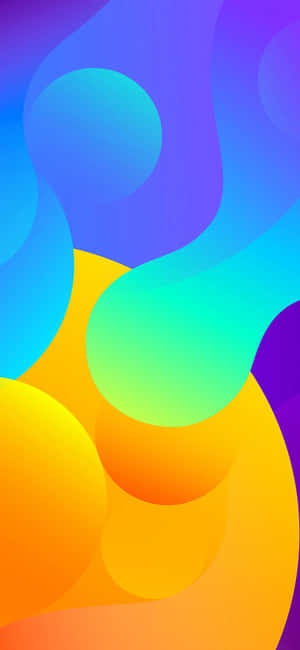 iPhone X Abstracte Verfkolle — Redmi Note 17 Muurpapier
