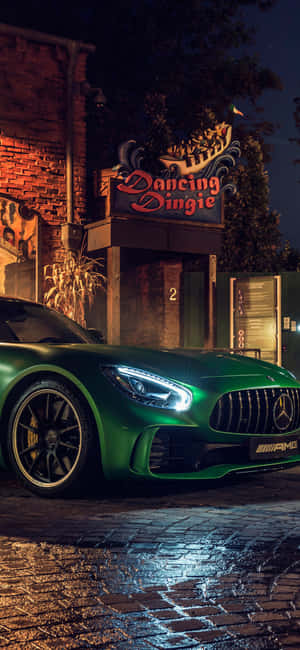 Iphone X AMG GT-R Agtergrond — iPhone X Muurpapier