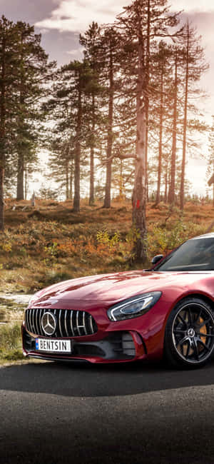 Iphone X Amg Gt-r Agtergrond — iPhone X Muurpapier