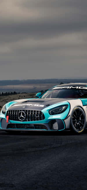 Iphone X Amg Gt-r Agtergrond — iPhone X Muurpapier
