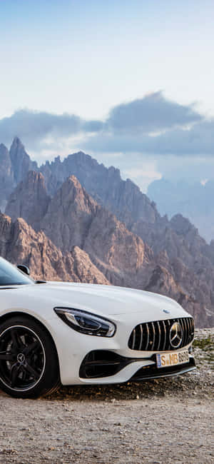 iPhone X AMG GT-R agtergrond — iPhone X Muurpapier