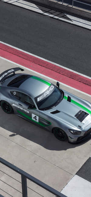 Iphone X Amg Gt-r-agtergrond — iPhone X Muurpapier
