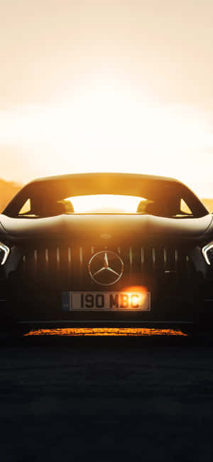 iPhone X AMG GT-R agtergrond — iPhone X Muurpapier