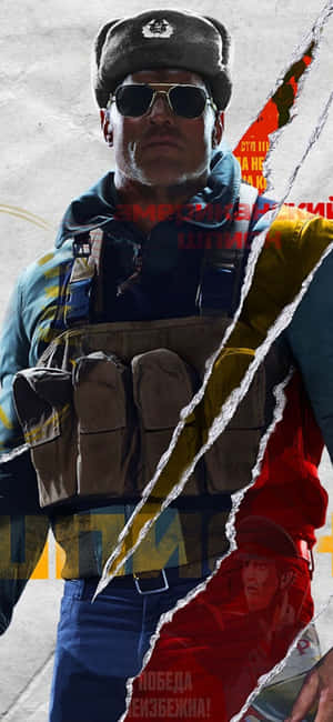Iphone X Call Of Duty Black Ops Cold War Agtergrond — Galaxy Note Muurpapier