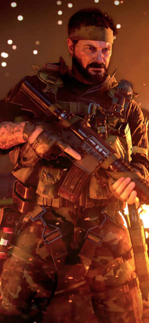 Iphone X Call Of Duty Black Ops Cold War-agtergrond — POCO M8x Muurpapier