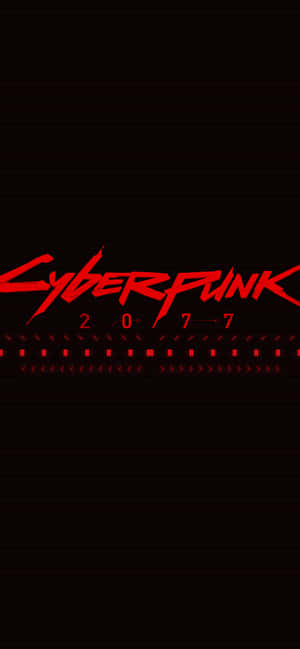 Iphone X Cyberpunk 2077 Agtergrond — Vivo T5e Muurpapier