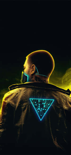 Iphone X Cyberpunk 2077 Agtergrond — iPhone 12 Muurpapier