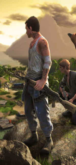 iPhone X Far Cry 3 Agtergrond — Xiaomi 18 Pro Max Muurpapier