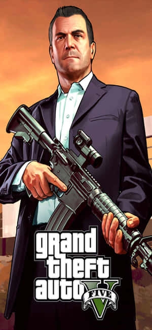 Iphone X Grand Theft Auto V Agtergrond — Oppo F Muurpapier