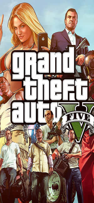 Iphone X Grand Theft Auto V Agtergrond — Redmi 15 Muurpapier