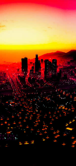 iPhone X Grand Theft Auto V-agtergrond — Oppo F33 Pro Muurpapier