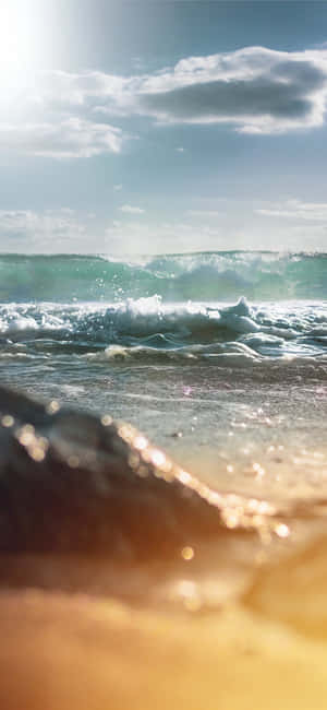 Iphone X Malibu-agtergrond — iPhone X Muurpapier
