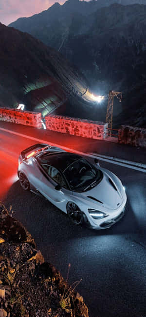 Iphone X Mclaren 720s Agtergrond — Galaxy S25 Edge Muurpapier