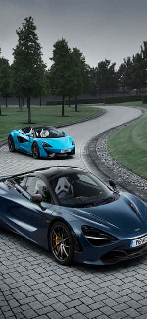 iPhone X Mclaren 720s Agtergrond — Xiaomi Muurpapier