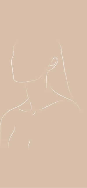 iPhone X Minimale Agtergrond — Galaxy M16 Muurpapier