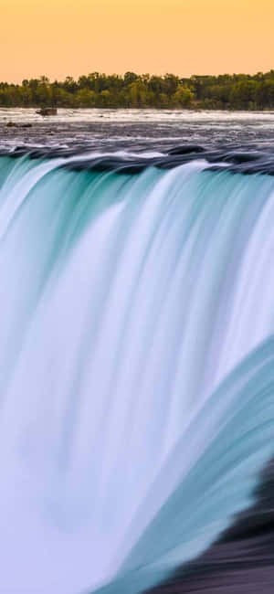 Iphone X Niagara-waterval Agtergrond — Moto G47 Muurpapier