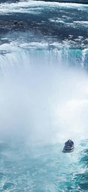 Iphone X Niagara-waterval Agtergrond — Vivo T5e Muurpapier