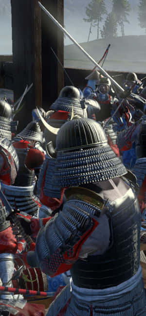 Iphone X Total War Shogun 2 Agtergrond — Xiaomi 15T Pro Muurpapier