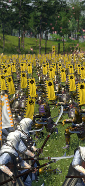 Iphone X Total War Shogun 2 Agtergrond — Pixel 10 Pro XL Muurpapier