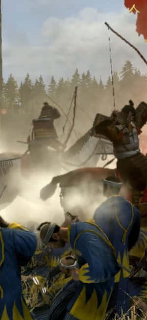 iPhone X Total War Shogun 2 Agtergrond — Huawei Pura 90 Muurpapier