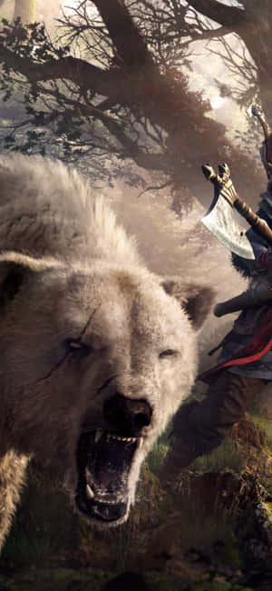 Iphone Xs Assassin's Creed Valhalla Agtergrond — Vivo T5e Muurpapier