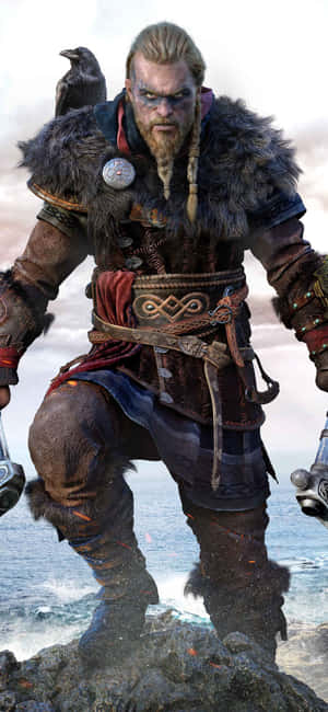 Iphone Xs Assassin's Creed Valhalla Agtergrond — Infinix Smart Muurpapier