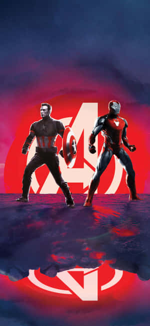 Iphone Xs Avengers-agtergrond — iPhone 12 Muurpapier