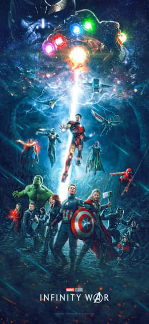 Iphone Xs Avengers Agtergrond — iPhone 11 Muurpapier