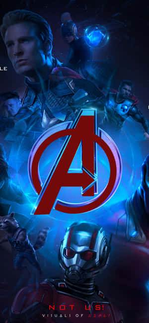 iPhone XS Avengers-agtergrond — Galaxy S26 Ultra Muurpapier
