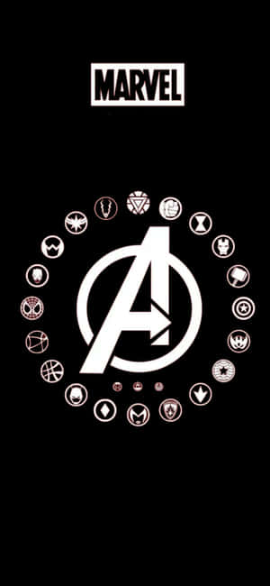 Iphone Xs Avengers Agtergrond — Galaxy M06 Muurpapier