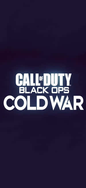 iPhone Xs Call Of Duty Black Ops Cold War Agtergrond — Redmi K90 Muurpapier