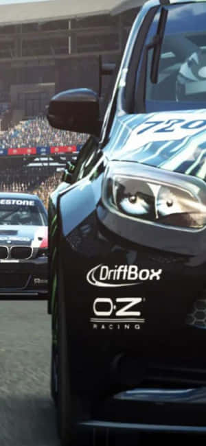 Iphone Xs Grid Autosport Agtergrond — Oppo F Muurpapier