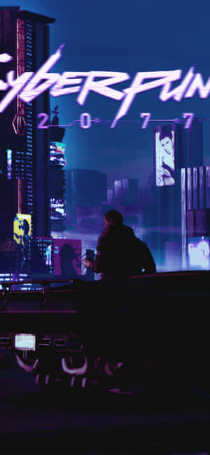Iphone Xs Max Cyberpunk 2077 Agtergrond — Motorola Edge 70 Plus Muurpapier