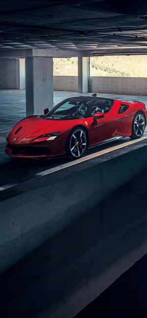 Iphone Xs Max Ferrari Agtergrond — Realme Narzo 80 Pro Muurpapier