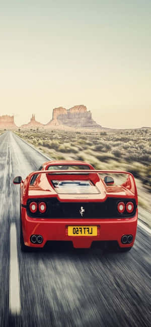 iPhone Xs Max Ferrari Agtergrond — Realme 15 Muurpapier